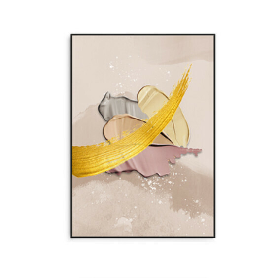 New decoration hanging picture [H type-(bright crystal film-black edge)] [70*90CM] [25mm thick plate]