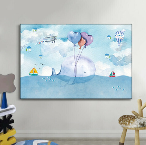 New style decoration hanging picture [Type C-(bright crystal film-black edge)] [30*40CM] [25mm thick plate]