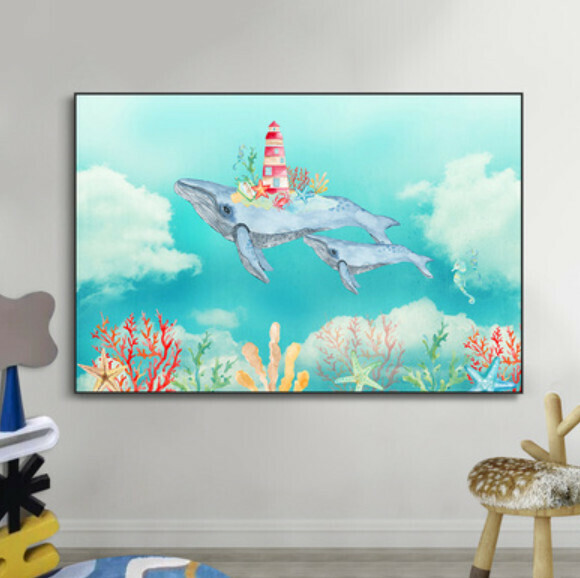New style decoration hanging picture [Type I-(bright crystal film-black edge)] [30*40CM] [25mm thick plate]