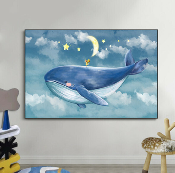 New style decoration hanging picture [Type A-(bright crystal film-black border)] [70*90CM] [25mm thick plate]