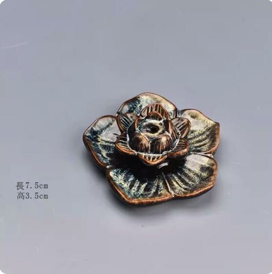 爆款禪意香熏爐創意擺件(蓮花香插)