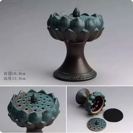 爆款禪意香熏爐創意擺件(寶蓮燈香爐)