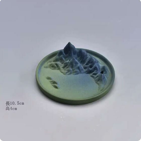 爆款禪意香熏爐創意擺件(千里江山香爐)