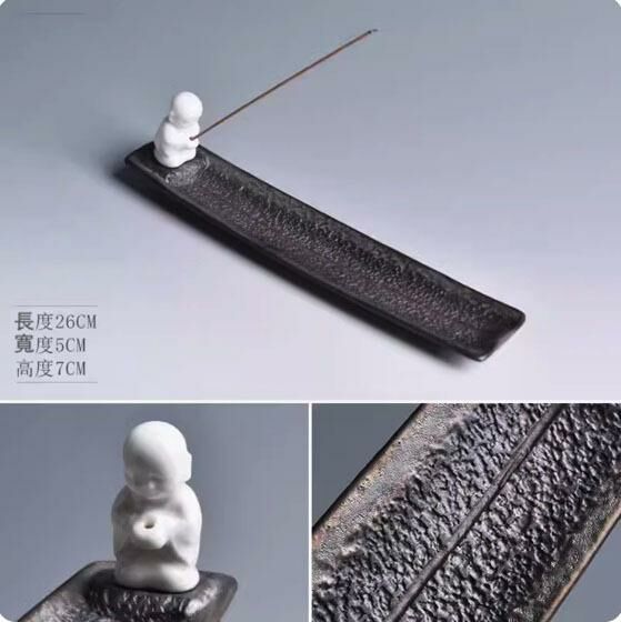 爆款禪意香熏爐創意擺件(鎏金禪意香器)