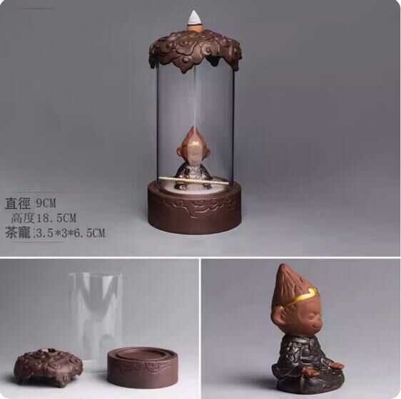 熱推禪意香熏爐創意擺件(靜坐禪思)