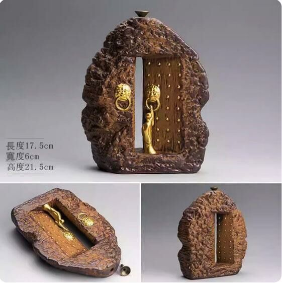 熱推禪意香熏爐創意擺件(門僧倒流香)