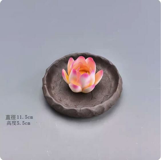 熱推禪意香熏爐創意擺件(蓮花香器)