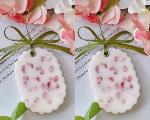 熱推衣櫃香薰蠟片（2片裝 玫瑰+玫瑰）