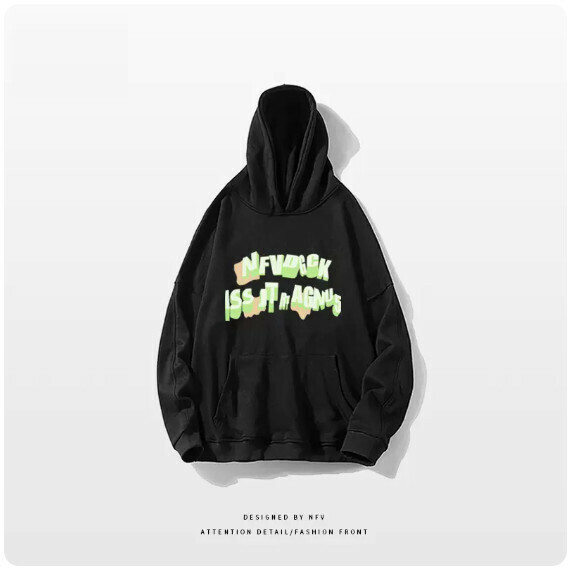 爆款連帽衛衣【M-3XL】【黑色-薄款】(下單後聯絡客服確認發貨尺碼) 
