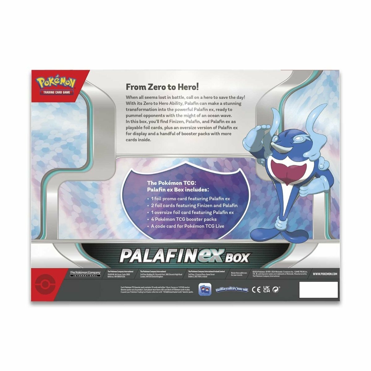 美版寶可夢Pokemon TCG Palafin EX Box Set