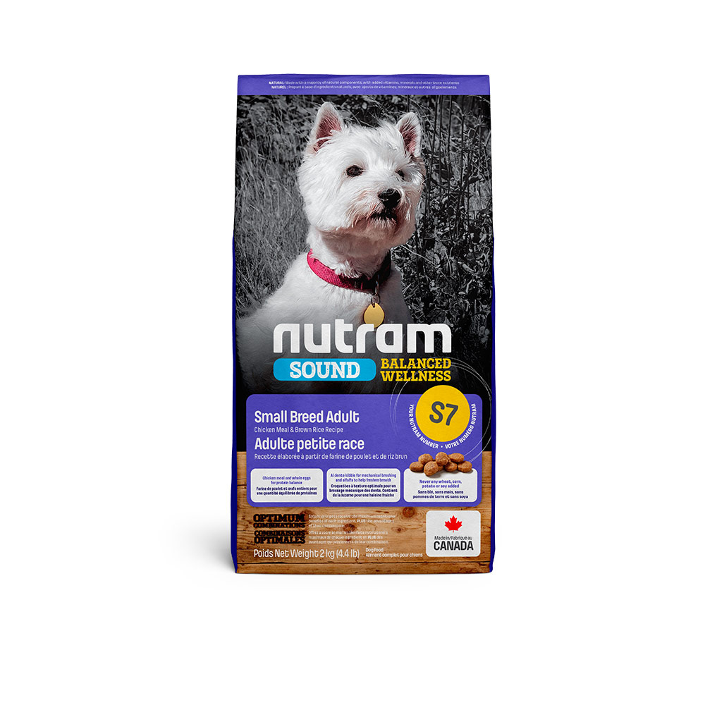 Nutram 紐頓 S7成犬雞肉+胡蘿蔔 (小顆粒) |狗飼料 2kg/5.4kg