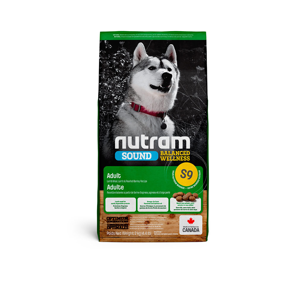 Nutram 紐頓 S9成犬羊肉南瓜 (狗飼料) 2kg
