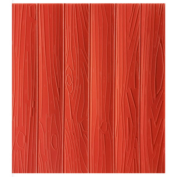 Hot selling waterproof and moisture-proof self-adhesive 3D embossed wood wall sticker wallpaper [embossed wood grain-orange red] [60cm*70cm*8mm]