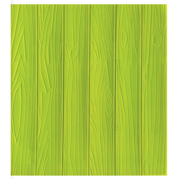 Hot selling waterproof and moisture-proof self-adhesive 3D embossed wood wall sticker wallpaper [embossed wood grain-fluorescent green] [60cm*70cm*8mm]