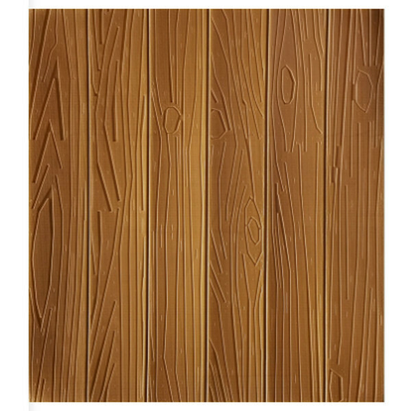 Hot selling waterproof and moisture-proof self-adhesive 3D embossed wood wall sticker wallpaper [embossed wood grain-rich gold] [60cm*70cm*8mm]