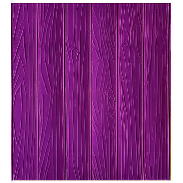 Hot selling waterproof and moisture-proof self-adhesive 3D embossed wood wall sticker wallpaper [embossed wood grain-dark purple] [60cm*70cm*8mm]