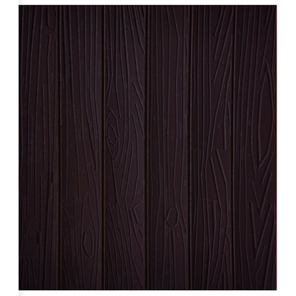 Hot selling waterproof and moisture-proof self-adhesive 3D embossed wood wall sticker wallpaper [embossed wood grain-brown] [60cm*70cm*8mm]