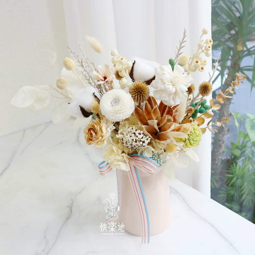 柔光渲染 I 盆花I 永生花 I 乾燥花 PF240321