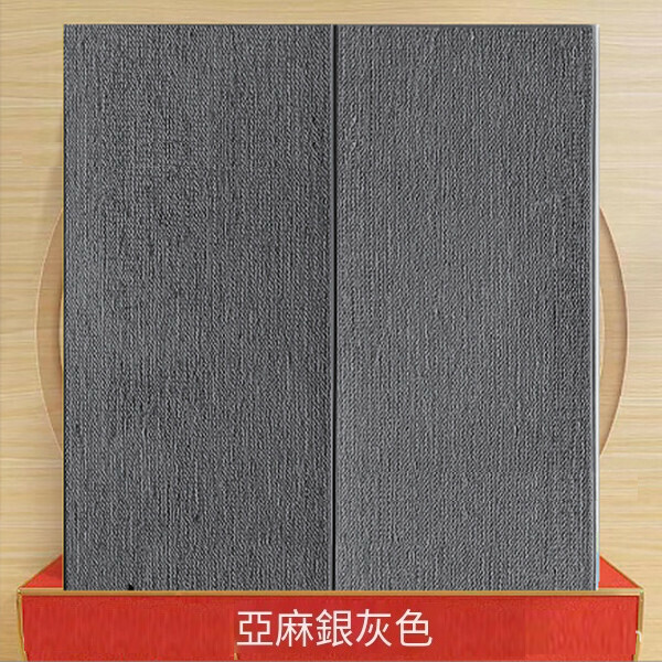 爆款防水防潮防撞軟包泡沫墻面裝飾貼紙壁紙【亞麻方塊銀灰】【70*70cm*5mm】