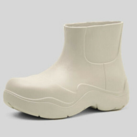 Hot recommended short-tube thick-soled Martin rain boots (white [size 36_41] (contact customer service after placing the order to confirm the delivery size)