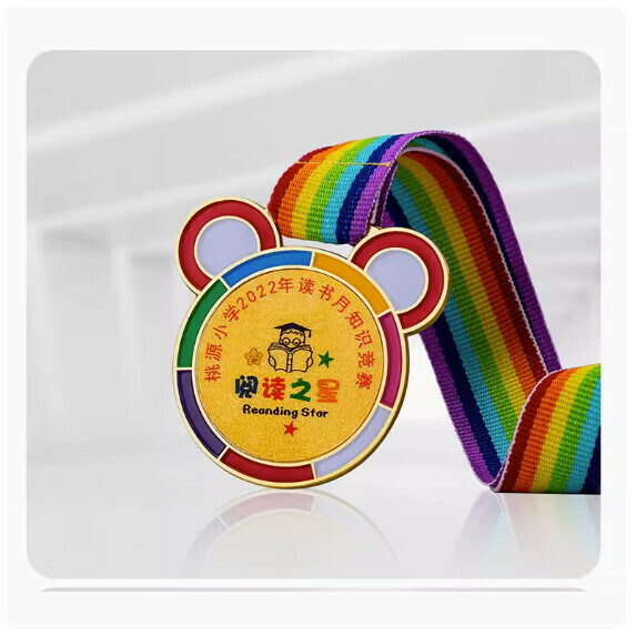 Hotly recommended customization of children's plaque medals (big ear model [optional gold, silver and bronze colors] (contact customer service after placing the order to confirm (words and pictures)