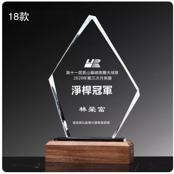 Hotly recommended creative crystal trophy customization (18 styles (contact customer service after placing order to confirm (words and drawings))