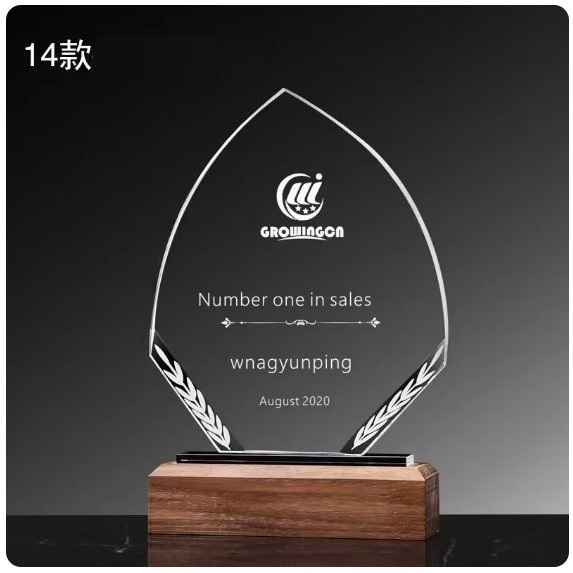 Hotly recommended creative crystal trophy customization (14 styles (contact customer service after placing order to confirm (words and drawings))