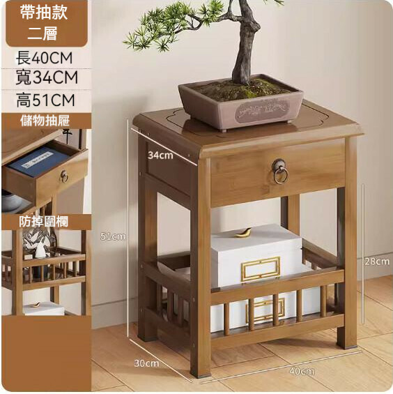 Hotly recommended Chinese flower table (with drawers on the second floor)