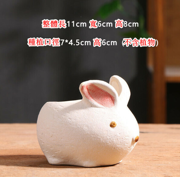 Popular cartoon animal flower pot [little rabbit]