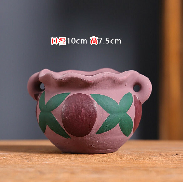 Popular small ceramic flowerpot [Little Mediterranean-08]