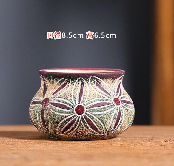 Popular small ceramic flowerpot [Little Mediterranean-09]