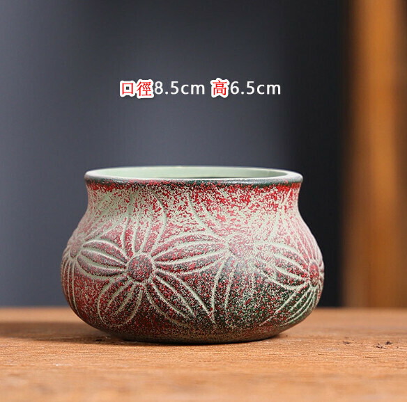 Popular small ceramic flowerpot [Little Mediterranean-16]