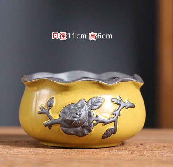 Popular medium-sized ceramic flowerpot [elegant-02]