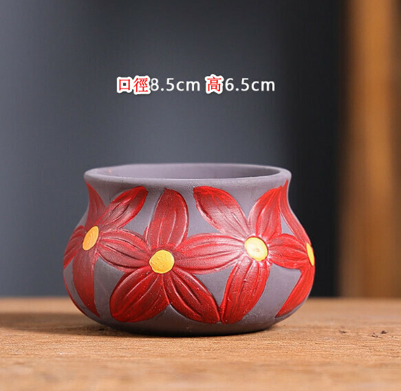 Popular small ceramic flowerpot [Little Mediterranean-11]
