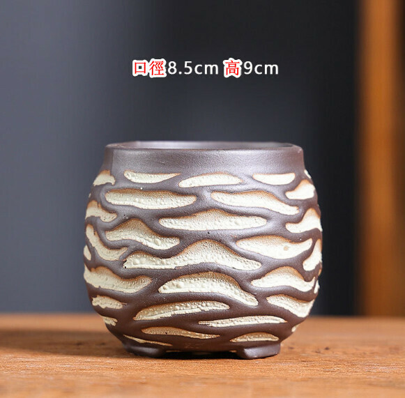 Popular medium-sized ceramic flowerpot [elegant-03]