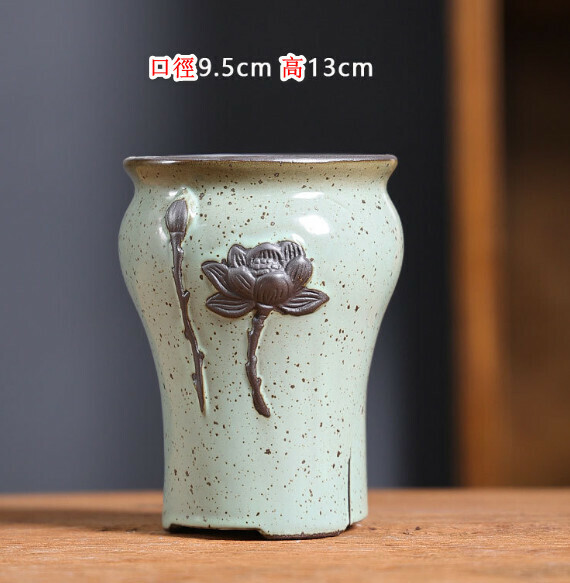 Popular medium-sized ceramic flowerpot [elegant-05]
