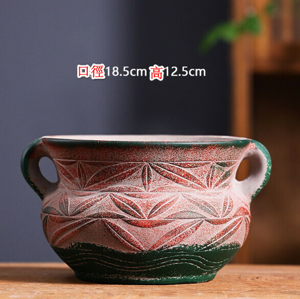 Popular creative ceramic flowerpot [Great Mediterranean-01]