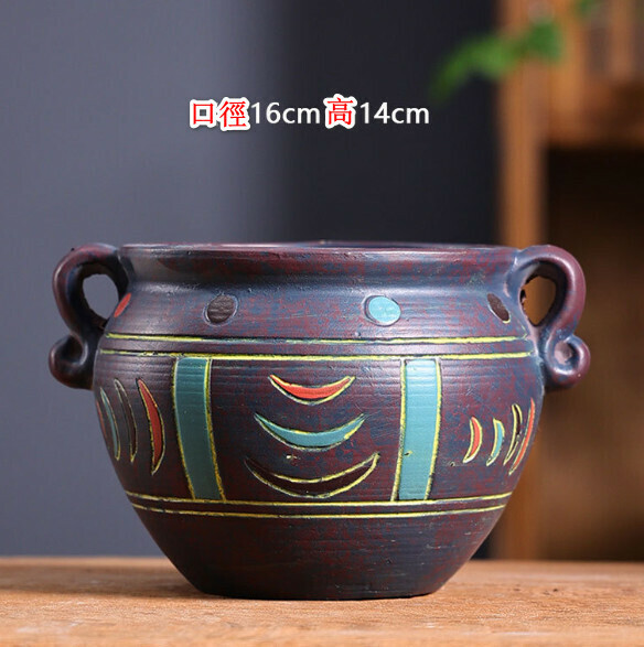 Popular creative ceramic flowerpot [Great Mediterranean-10]