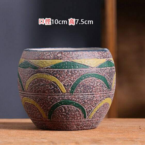 Popular ceramic flowerpot [Style 17] [Plants not included]