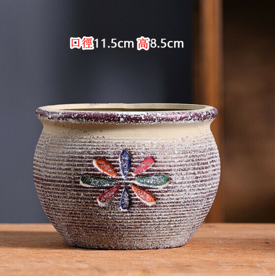 Popular ceramic flowerpot [Style 11] [Plants not included]
