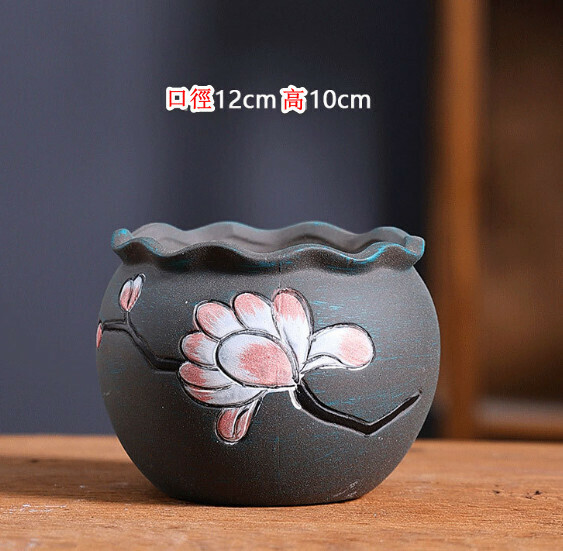 Popular hand-painted ceramic flowerpot [Style 9]