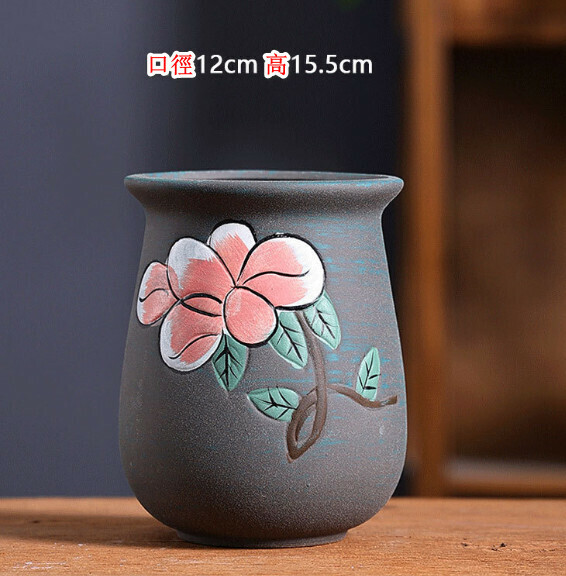 Popular hand-painted ceramic flowerpot [Style 12]