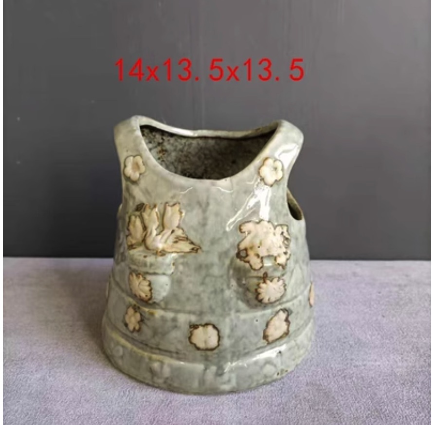 Popular creative jeans-shaped flowerpot (orange - color subject to picture)