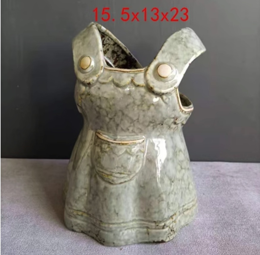 Popular creative jeans-shaped flower pot (ginger yellow - the color is subject to the picture)