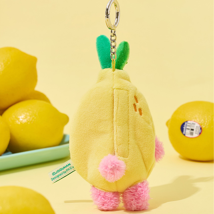 【Joguman】DIPLO LEMONADE 絨毛鑰匙圈 粉色