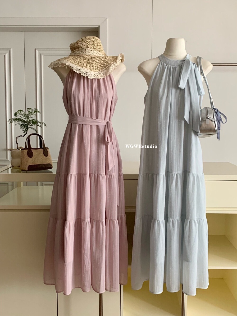 美美出國度假洋裝-兩色