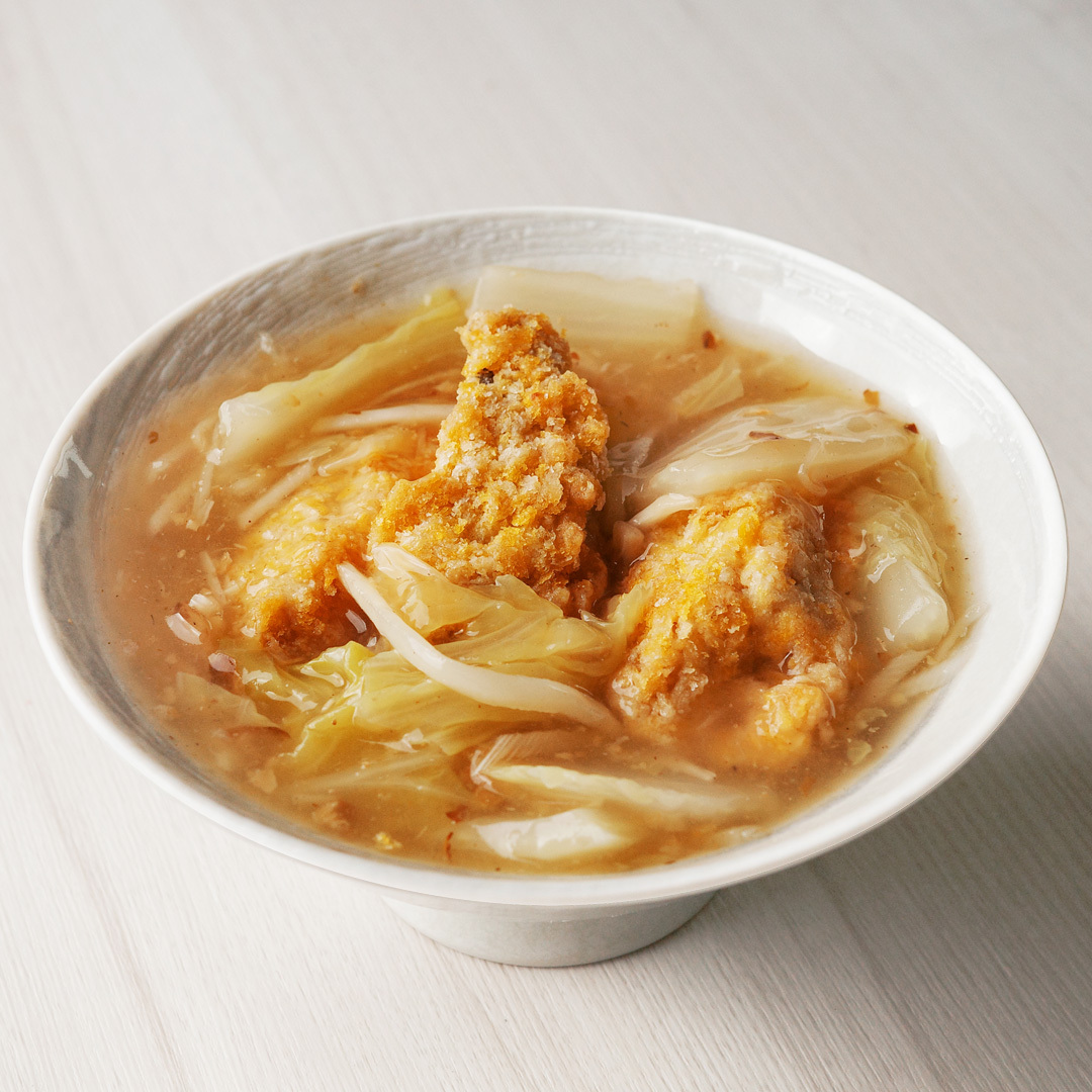 Fried Mackerel Thick Soup