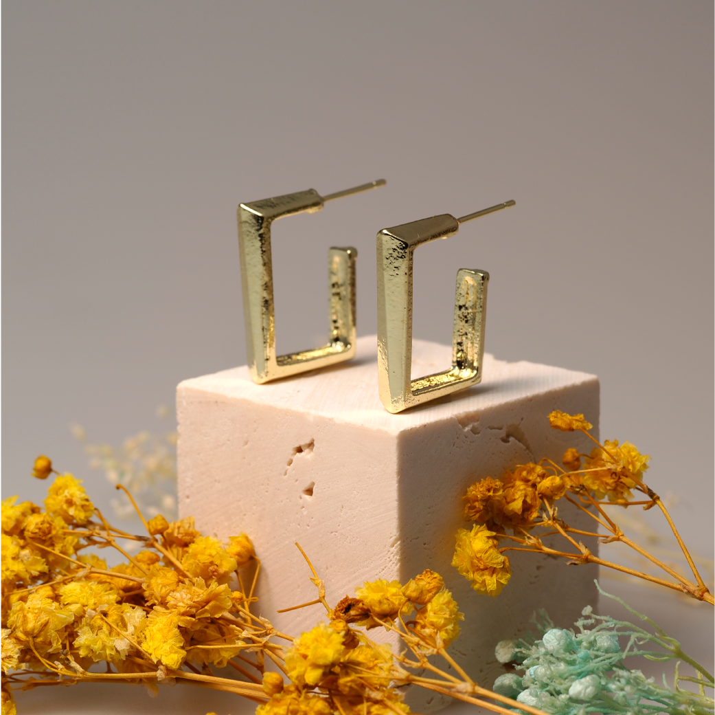 【AOI】操場散步一圈-S925純銀耳環