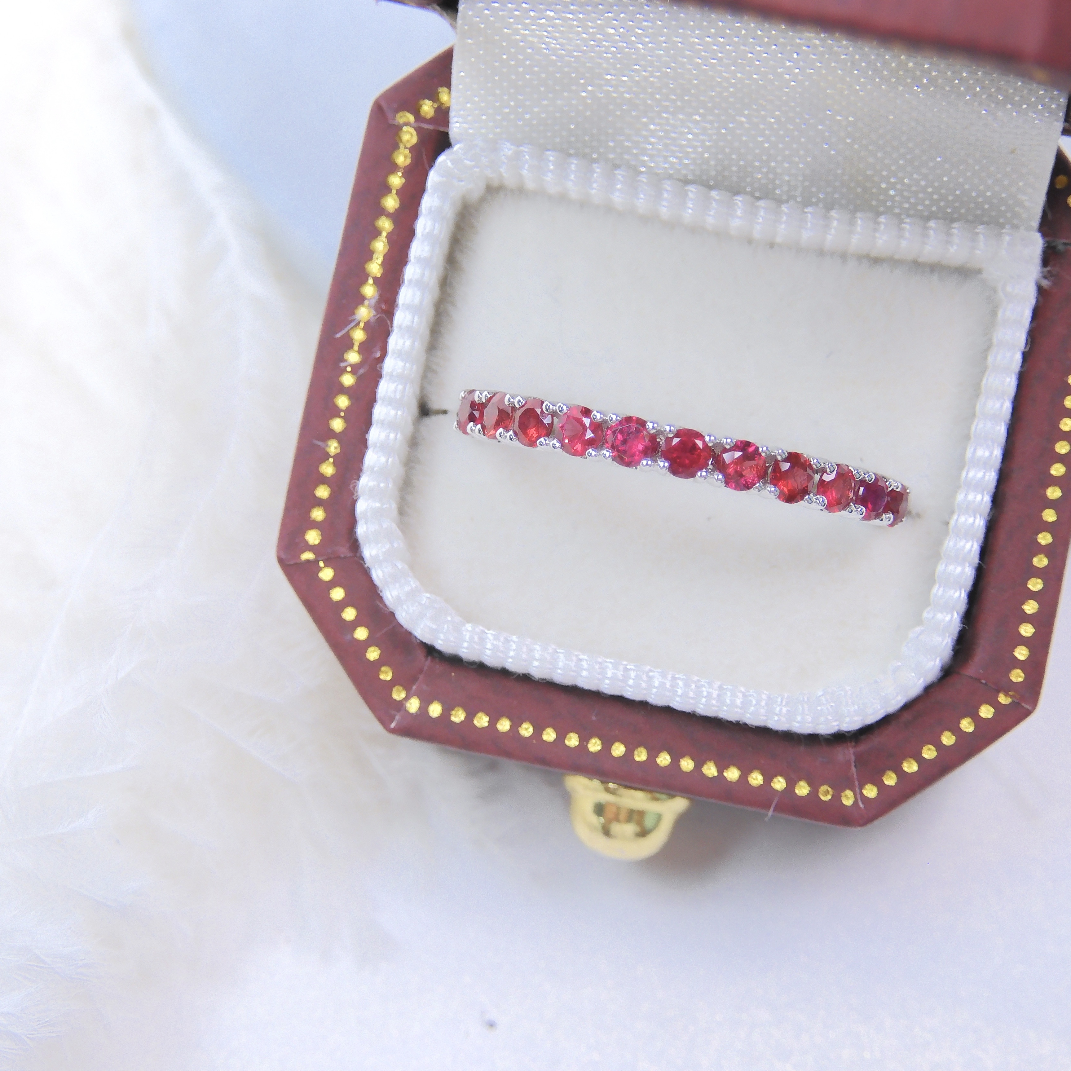 18K金 0.42ct 紅寶石戒指