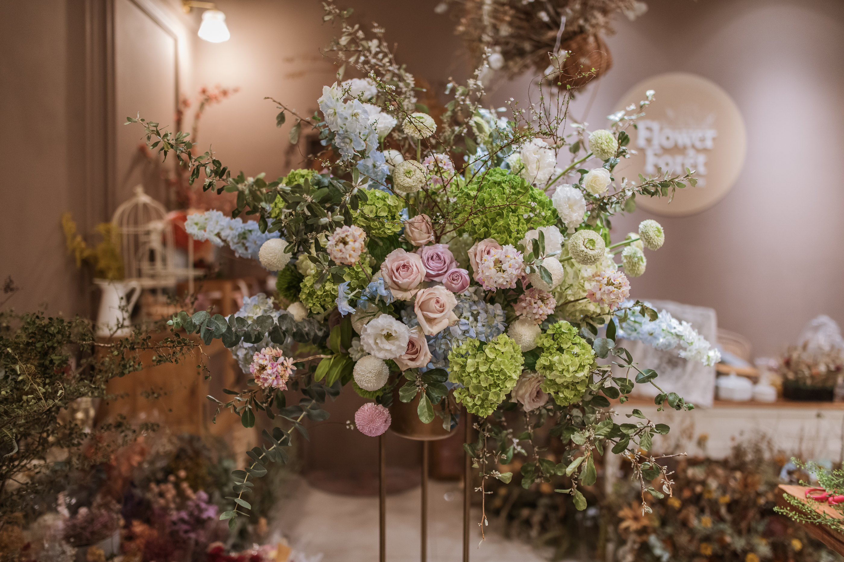 輕舞飛揚 | 高架花籃